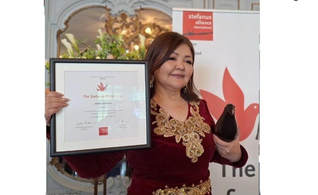 Казахстанский адвокат Айман Умарова награждена престижной зарубежной наградой!